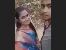 Beautiful woman gives a blowjob in the great outdoors