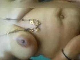 Sumitha's aunt gives her a tit job