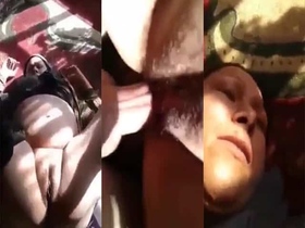 Chubby Kashmiri aunt has passionate sex in the missionary position