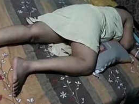 Sanjana aunt in petticoat after a long fuck