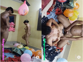 Lusty Telugu bhabhi gets her pussy pounded on her birthday
