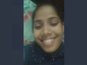 Watch a cute Indian girl flaunt her big boobs