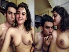 College girl gets pleasure from her cute boyfriend