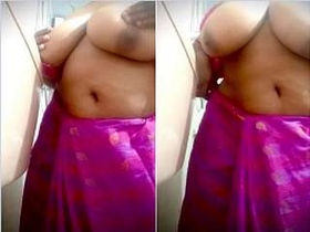 Exclusive video of bhabhi flaunting her big boobs
