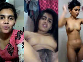 Hot Indian girl takes a bath in the outdoors