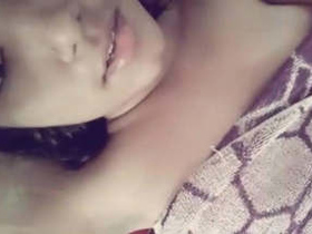Cute Indian teen girl masturbates on camera