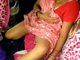 Indian wife gets fucked in the backseat with loud cries