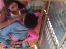 Young couple caught on camera having passionate sex in their bedroom