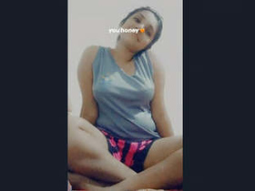 Tik Tok star with stunning big boobs goes nude in a video