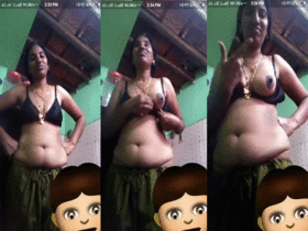 Tamil aunty's big boobs on live adult video call