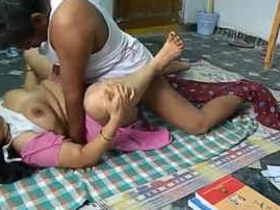 Aunty's hot fuck with her nephew