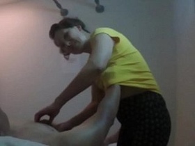 Manny's massage parlor scene featuring a happy ending