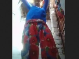 Sensual village girl plays with her tits and pussy for your pleasure
