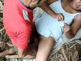 Outdoor Indian sex with a local man