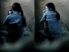Desi girl walks with her uncle, video captures her intimate moments