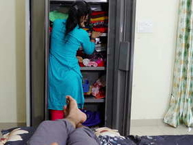 Indian maid Priya takes on a rough and dirty talk with her employer in a steamy video