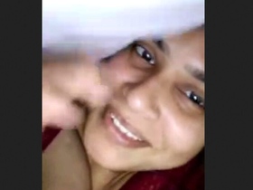 A cute girl reveals her body
