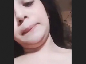 Young babe flaunts her shaved pussy and big butt