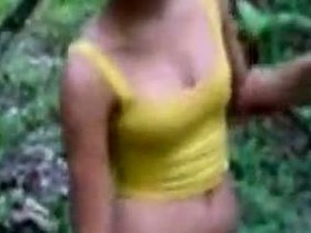 College friends share their naughty secrets in outdoor porn
