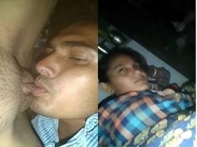 Amateur Indian wife licks and fucks her hubby's pussy