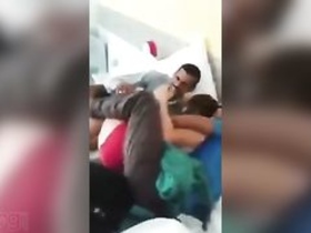 Seductive MILF boss brings in a hot girl for a steamy office orgy