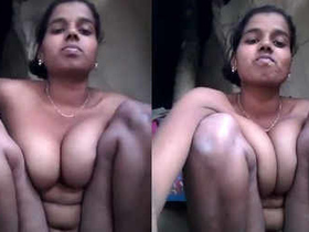 Country girl gets naked for her lover in front of camera