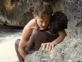 African babe gets anal sex as a guest