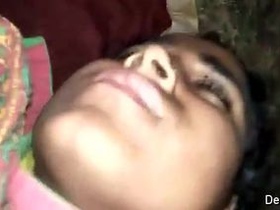 The cameraman's hands should be all over Desi's mom's body, including her breasts, in this video