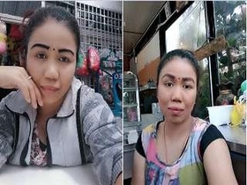 College girl gets naughty with her lover in MMS video
