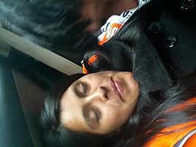 Indian girl gets hard fucked in a car