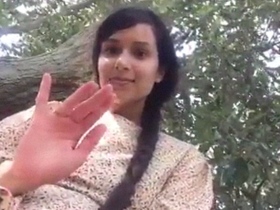 Indian girl in village shows off her nude body