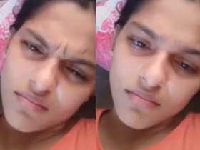 Cute Indian college girl strips down and teases in public