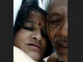 Desi grandpa gets naughty on camera