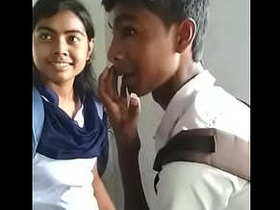 Desi couple shares passionate kisses in bedroom