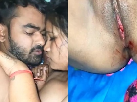 First-time fucking with a stunning brunette