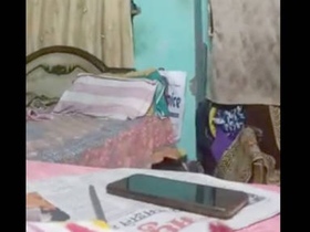 Desi wife and husband have sex in front of her father