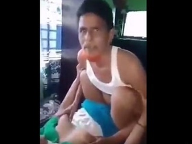 Grandpa from a village has sex with an older woman