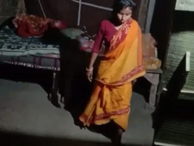 Desi bhabi gets fucked by her old father in the village while husband is away