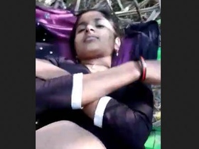 Cute Latina girl in outdoor adventure