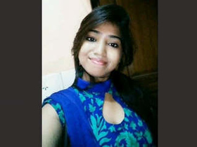 Cute desi girl gets called for a video chat