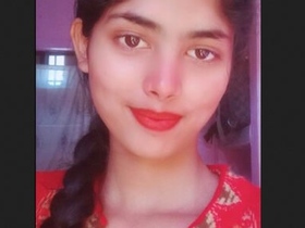 Desi teen girl shows off her body in the shower