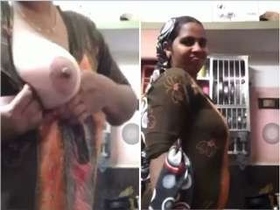College girl fucking in MMS with small boobs