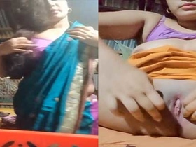 Bangladeshi babe pleasures herself in a village setting