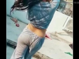 Pakistani teen with big tits gets naughty in homemade video