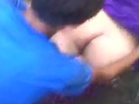 Desi teen gets naughty in the great outdoors