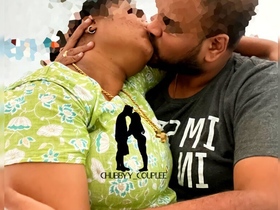 Horny wife from south India plays with a man