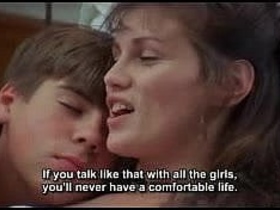 Serena Grandi in a softcore porn video from 1987