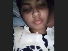 Cute Desi teen shows and masturbates on camera