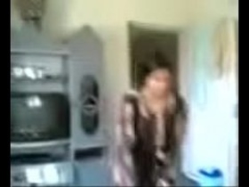 Big boomed aunty enjoys sex with her young lover