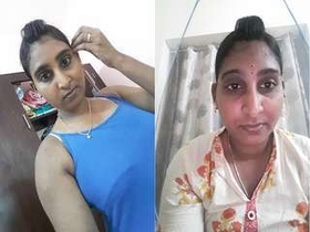 Nude Tamil babe flaunts her big boobs